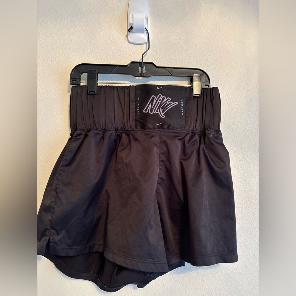 Nike Black Athletic Shorts Lightweight Elastic Waist boxing